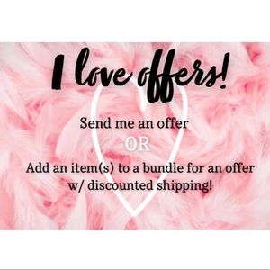 Love something?Reasonable offers welcomed! 🤗🛍📬